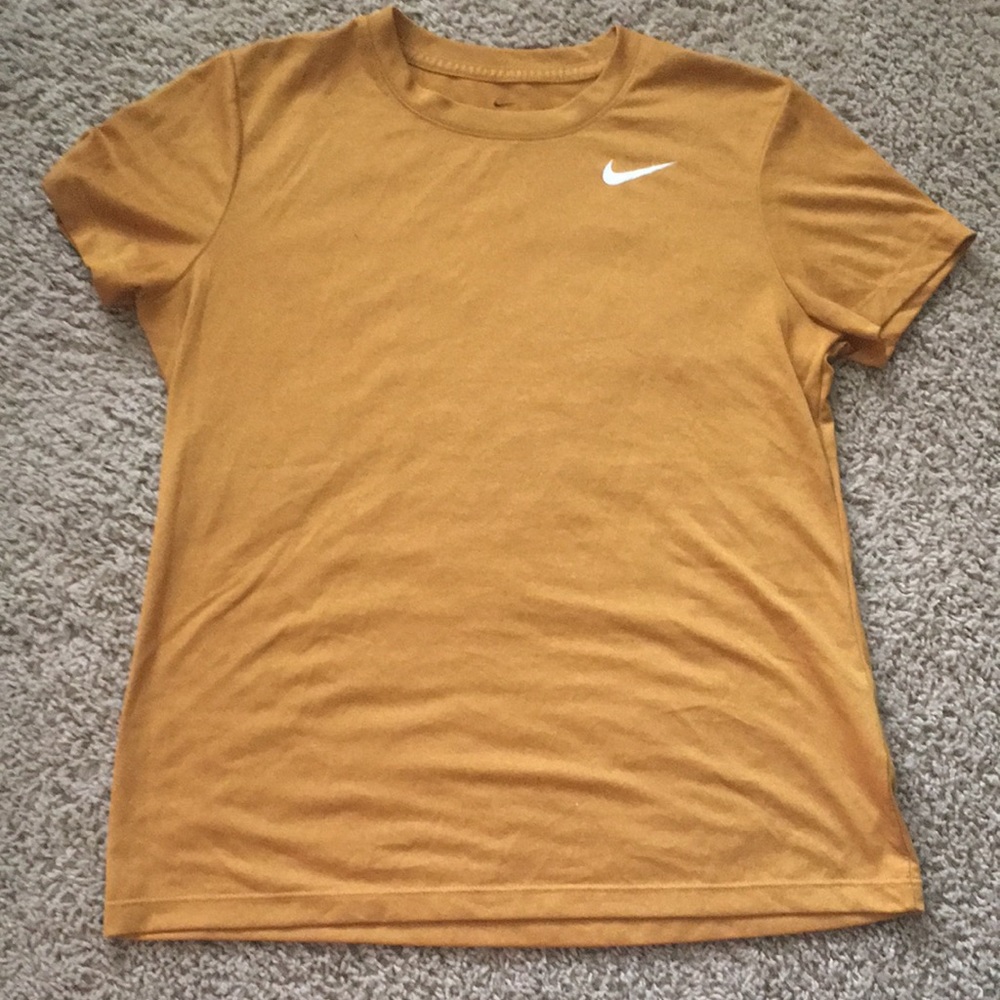Gold Nike Tee: Medium